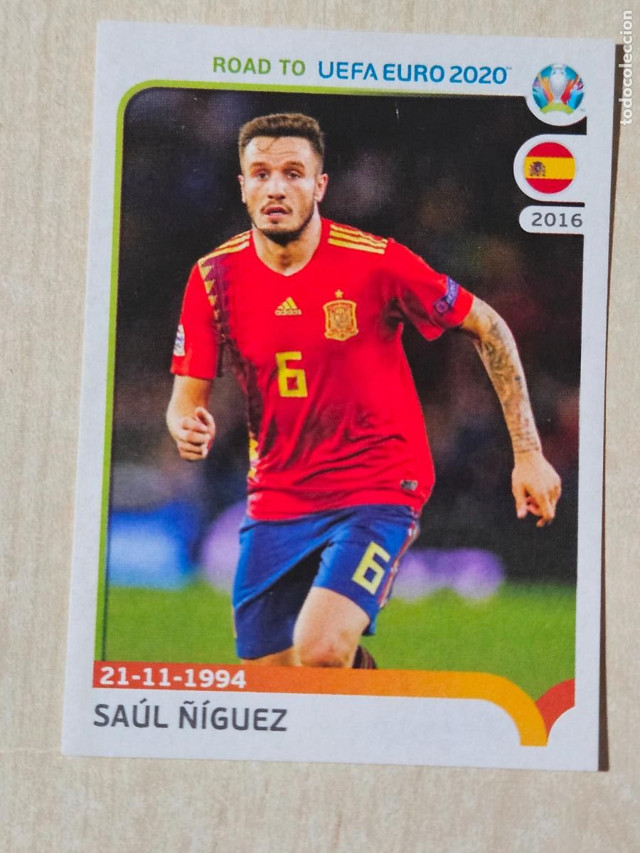 Cromos de Futebol: CROMO N&ordm; 363 SAUL &Ntilde;IGUEZ - ROAD TO UEFA EURO 2020 - PANINI - SIN PEGAR