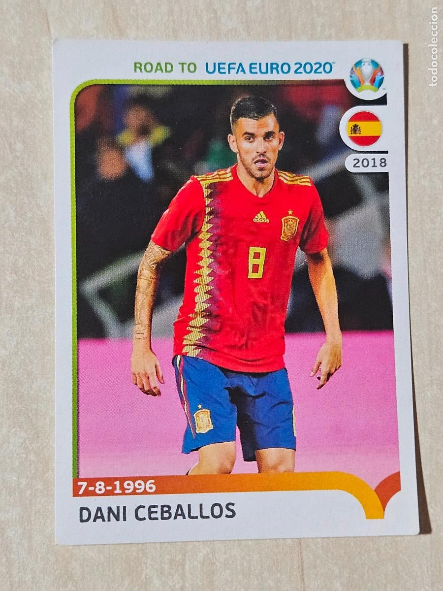 Cromos de Futebol: CROMO N&ordm; 364 DANI CEBALLOS - ROAD TO UEFA EURO 2020 - PANINI - SIN PEGAR