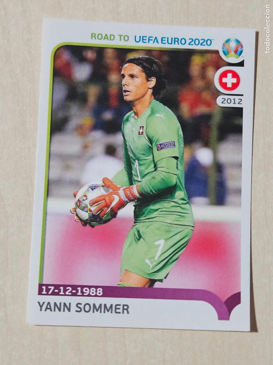 Cromos de F&uacute;tbol: CROMO N&ordm; 387 YANN SOMMER - ROAD TO UEFA EURO 2020 - PANINI - SIN PEGAR