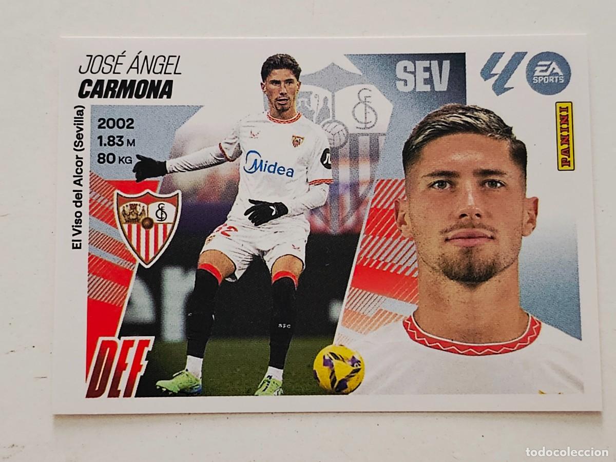 Cromos de F&uacute;tbol: 5 Jos&eacute; Manuel Carmona, Sevilla FC, Panini Ediciones Liga Este 2025 2026 25 26