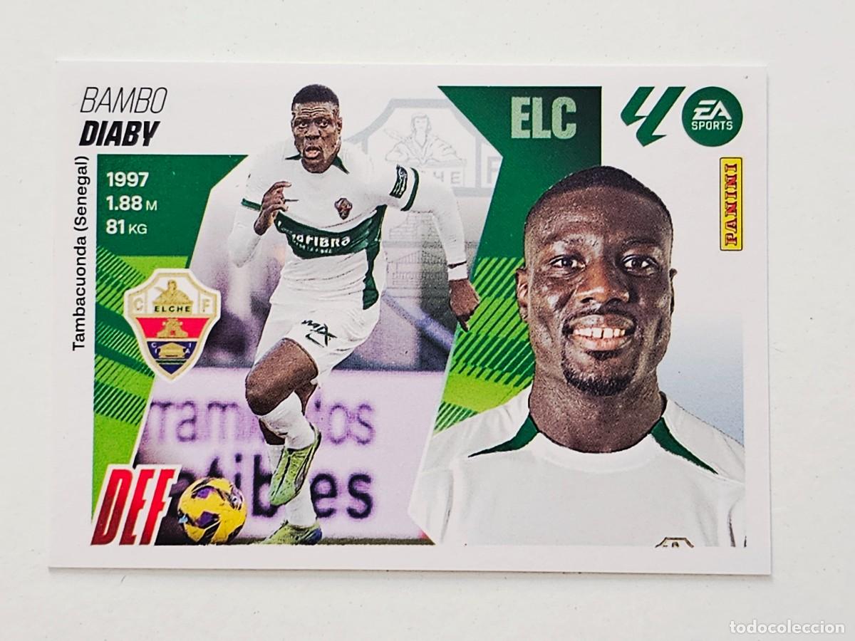 Cromos de F&uacute;tbol: 6 Bambo Diaby, Elche CF, Panini Ediciones Liga Este 2025 2026 25 26