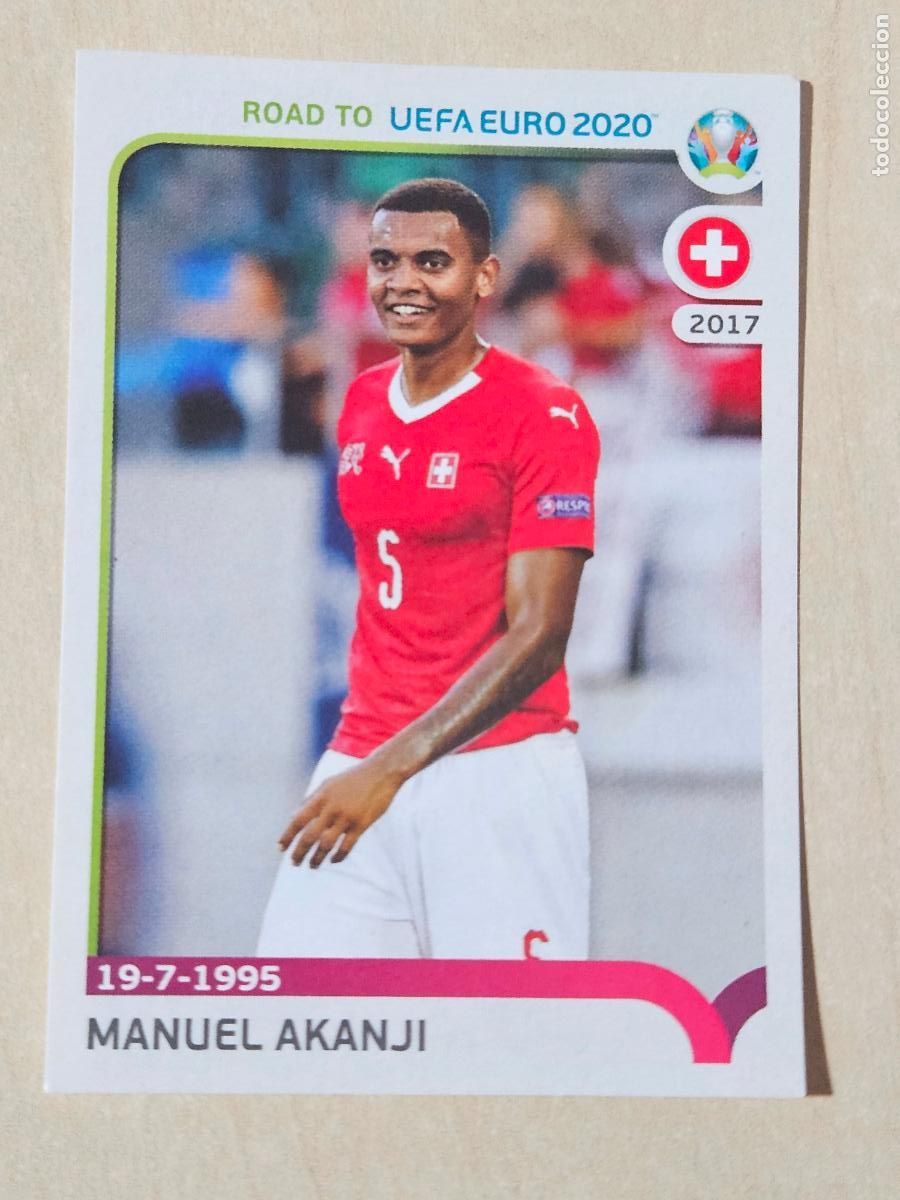 Cromos de F&uacute;tbol: CROMO N&ordm; 394 MANUEL AKANJI - ROAD TO UEFA EURO 2020 - PANINI - SIN PEGAR
