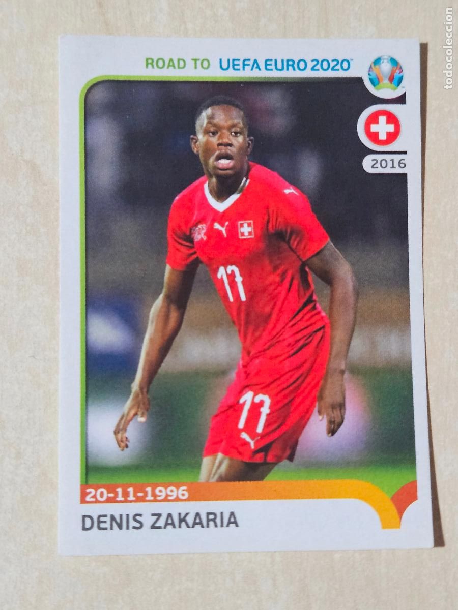 Cromos de F&uacute;tbol: CROMO N&ordm; 397 ZAKARIA - ROAD TO UEFA EURO 2020 - PANINI - SIN PEGAR