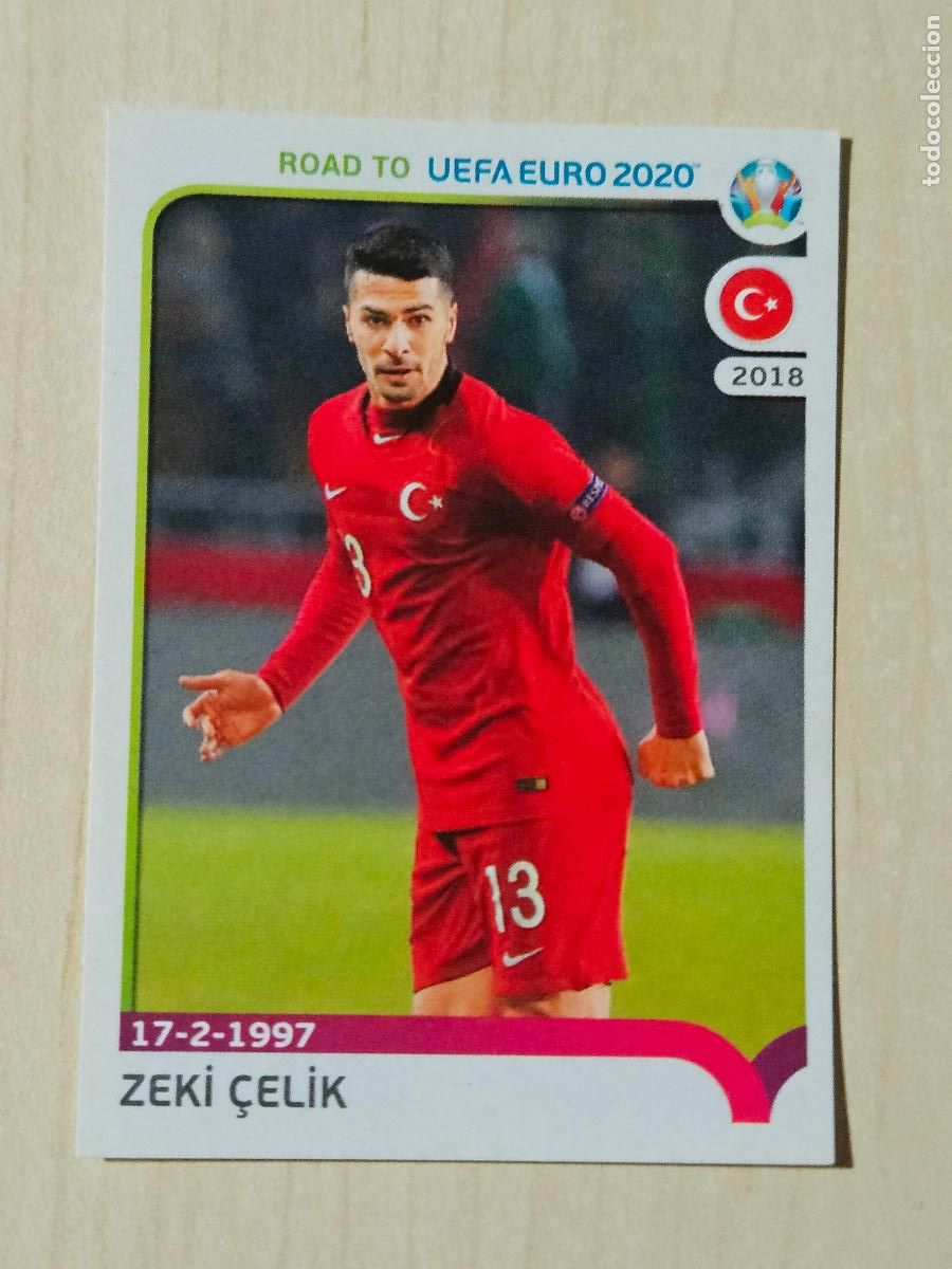 Cromos de F&uacute;tbol: CROMO N&ordm; 408 ZEKI CELIK - ROAD TO UEFA EURO 2020 - PANINI - SIN PEGAR