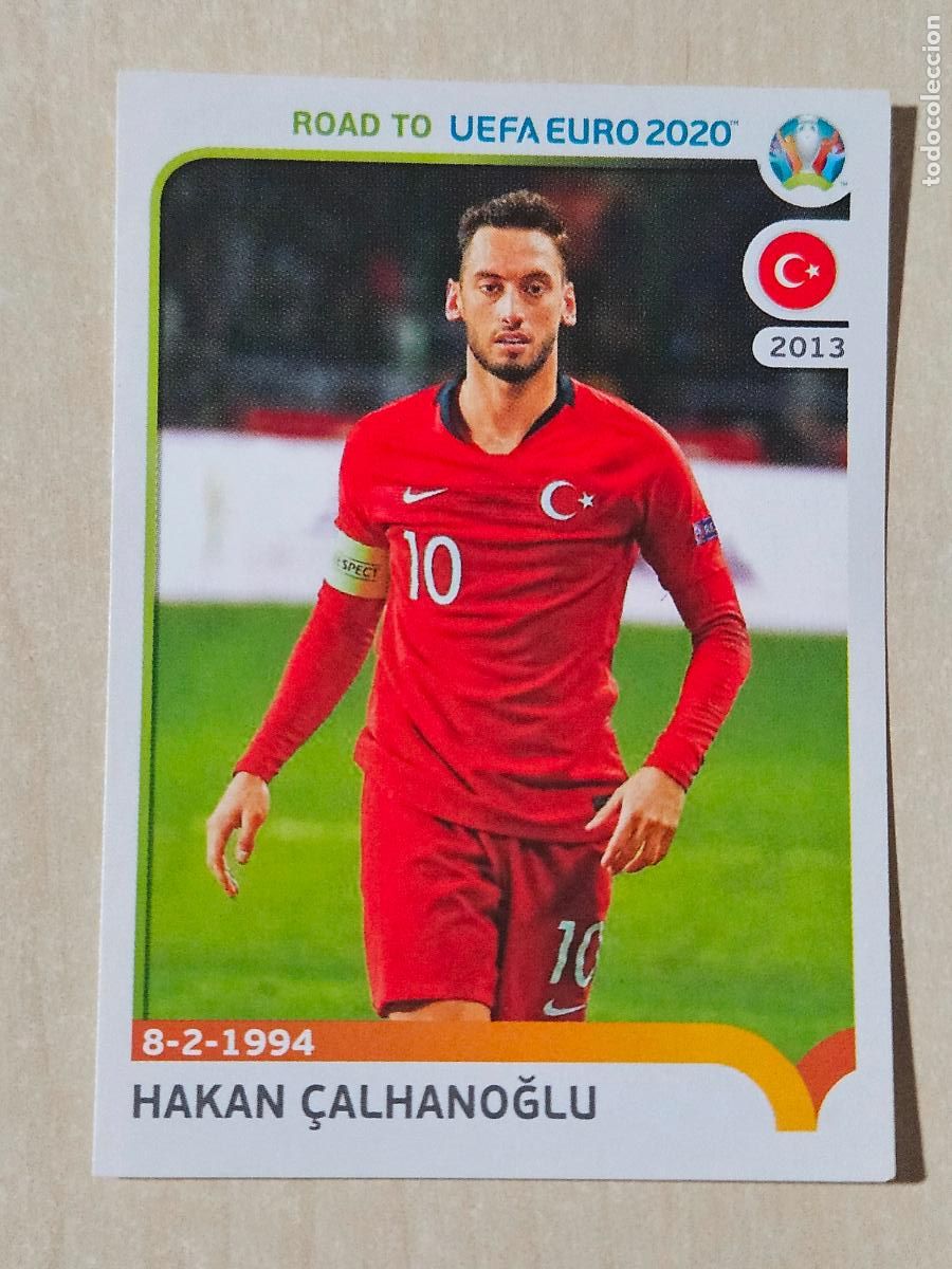 Fu&szlig;ball-Sticker: CROMO N&ordm; 415 CALHANOGLU - ROAD TO UEFA EURO 2020 - PANINI - SIN PEGAR
