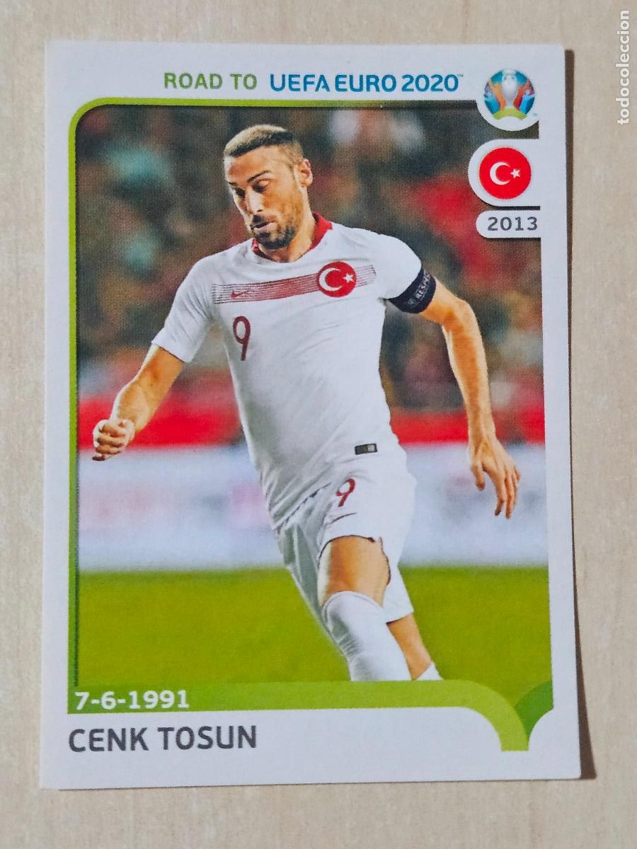 Fu&szlig;ball-Sticker: CROMO N&ordm; 416 CENK TOSUN - ROAD TO UEFA EURO 2020 - PANINI - SIN PEGAR