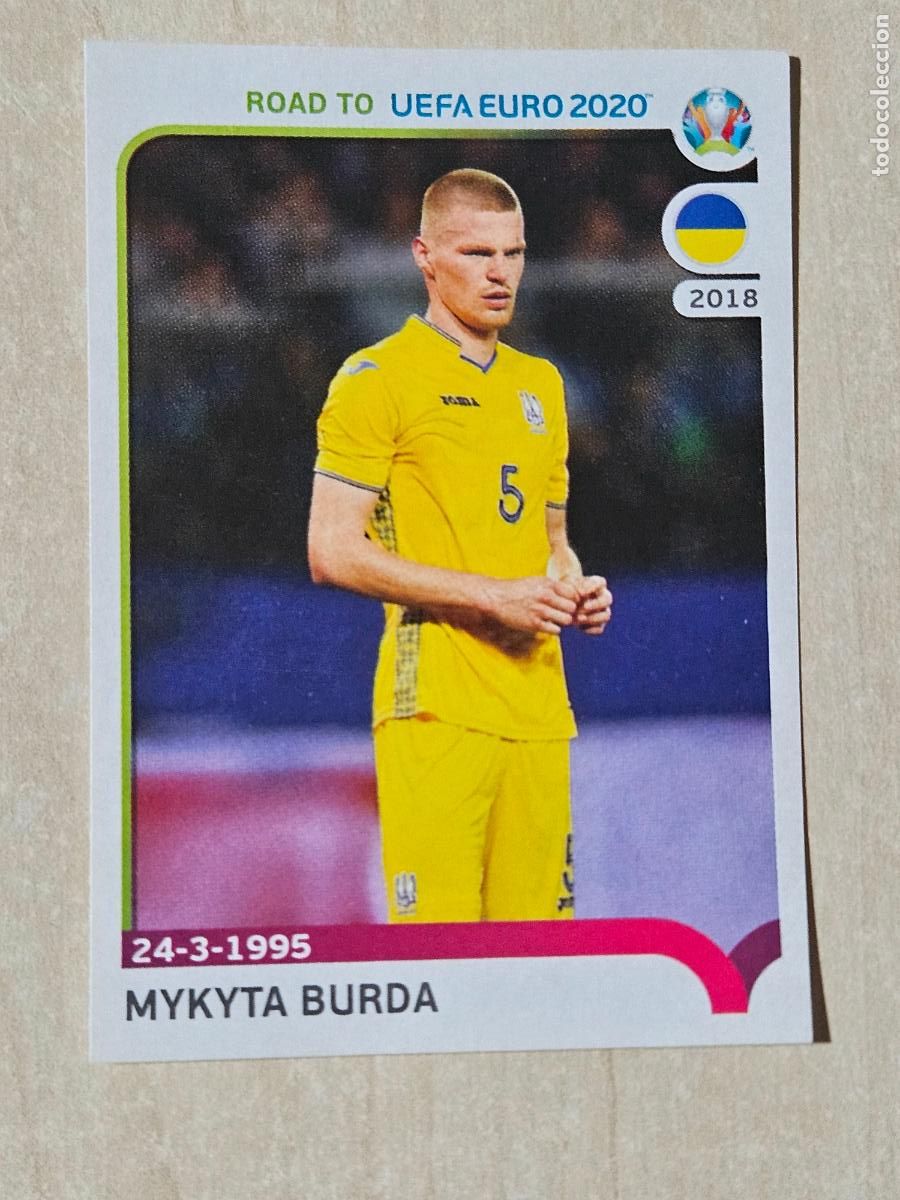 Cromos de F&uacute;tbol: CROMO N&ordm; 421 BURDA - ROAD TO UEFA EURO 2020 - PANINI - SIN PEGAR
