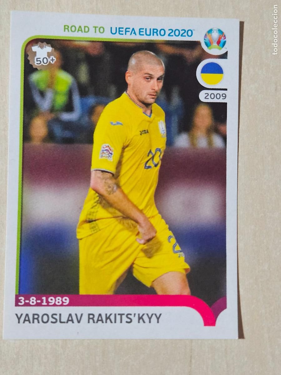 Cromos de F&uacute;tbol: CROMO N&ordm; 422 RAKITSKYY - ROAD TO UEFA EURO 2020 - PANINI - SIN PEGAR