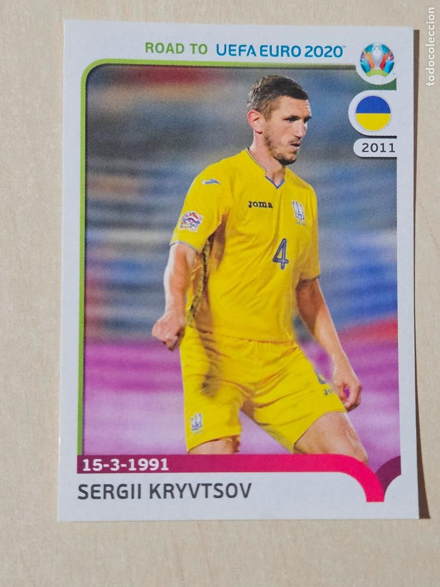 Cromos de F&uacute;tbol: CROMO N&ordm; 423 KRYVTSOV - ROAD TO UEFA EURO 2020 - PANINI - SIN PEGAR