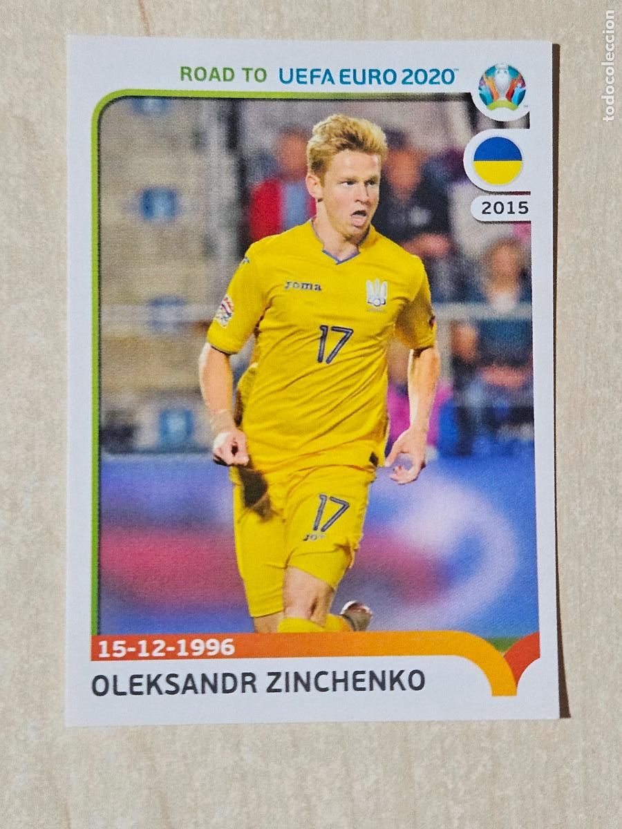 Cromos de F&uacute;tbol: CROMO N&ordm; 425 ZINCHENKO - ROAD TO UEFA EURO 2020 - PANINI - SIN PEGAR