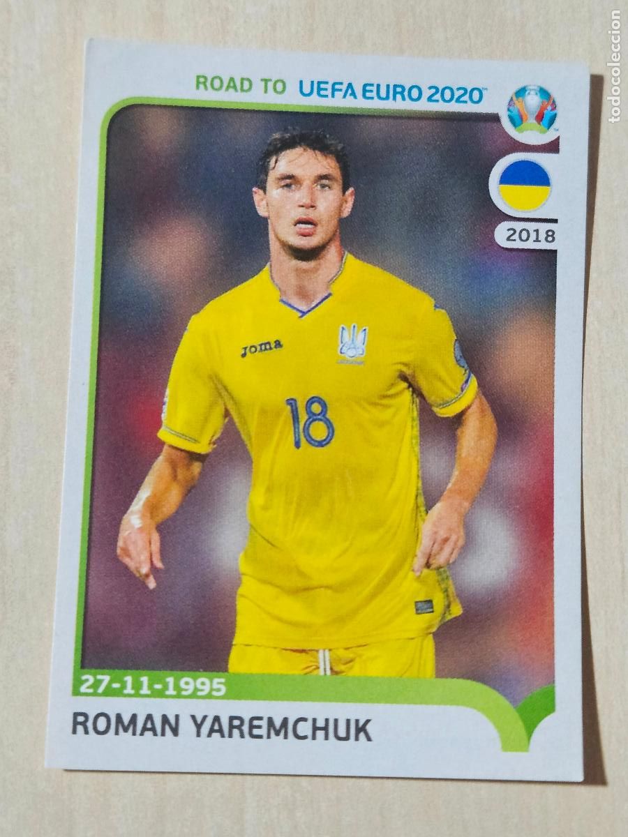 Fu&szlig;ball-Sticker: CROMO N&ordm; 433 YAREMCHUK - ROAD TO UEFA EURO 2020 - PANINI - SIN PEGAR