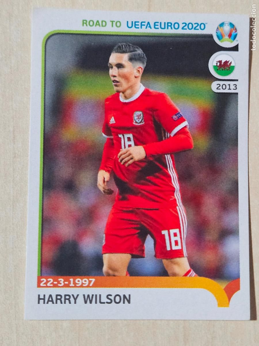 Fu&szlig;ball-Sticker: CROMO N&ordm; 445 HARRY WILSON - ROAD TO UEFA EURO 2020 - PANINI - SIN PEGAR