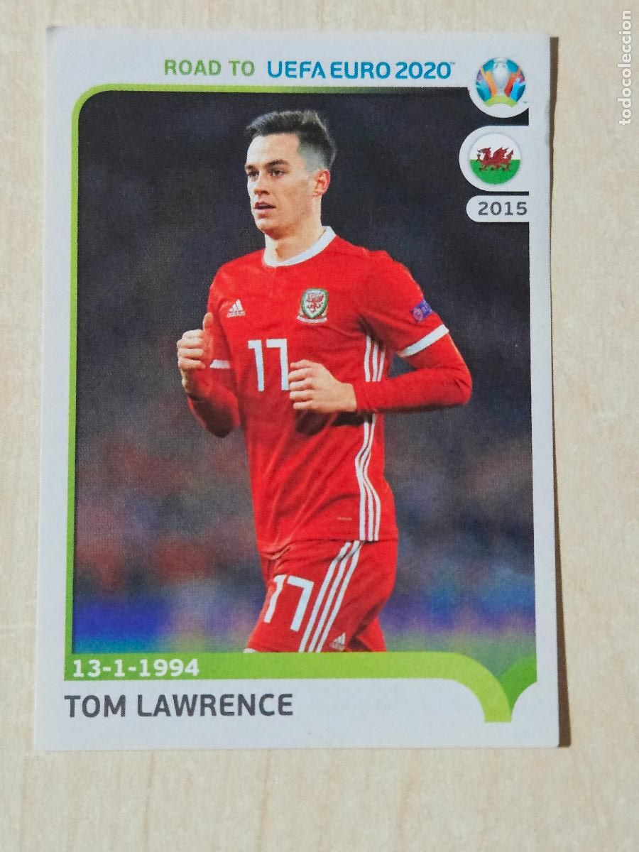 Cartes &agrave; collectionner de Football: CROMO N&ordm; 447 TOM LAWRENCE - ROAD TO UEFA EURO 2020 - PANINI - SIN PEGAR