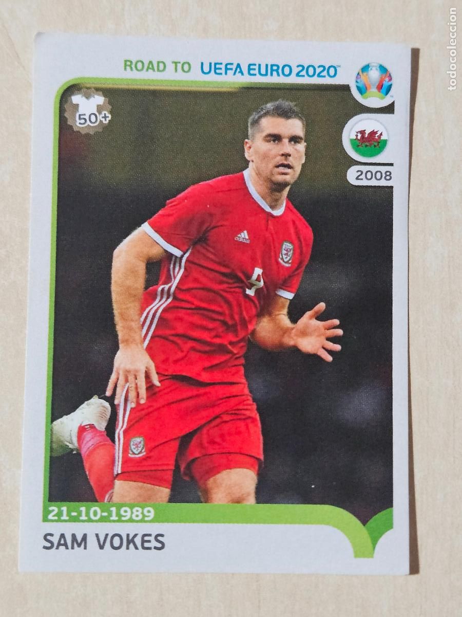 Cartes &agrave; collectionner de Football: CROMO N&ordm; 448 SAM VOKES - ROAD TO UEFA EURO 2020 - PANINI - SIN PEGAR