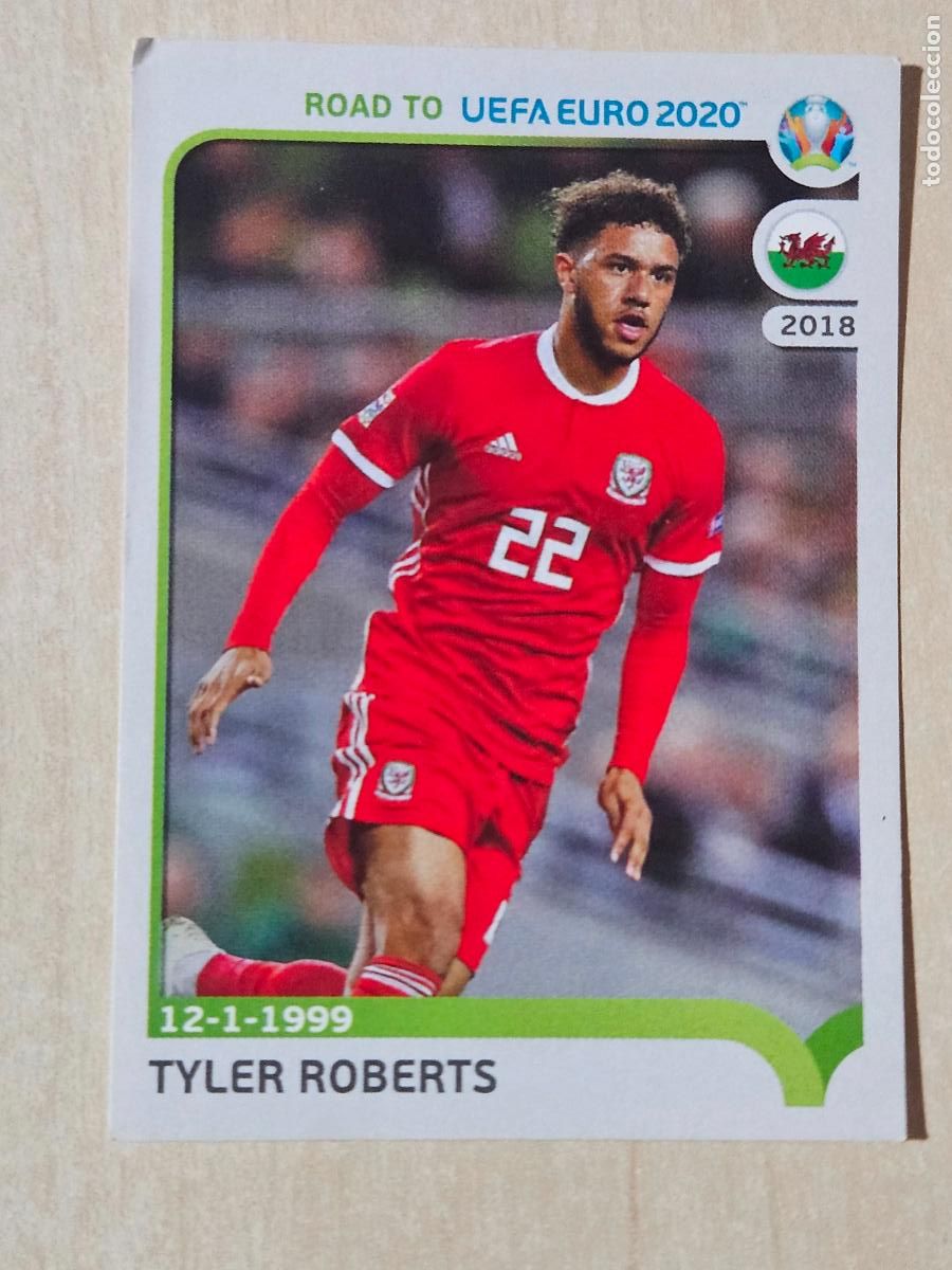 Cromos de F&uacute;tbol: CROMO N&ordm; 449 TYLER ROBERTS - ROAD TO UEFA EURO 2020 - PANINI - SIN PEGAR