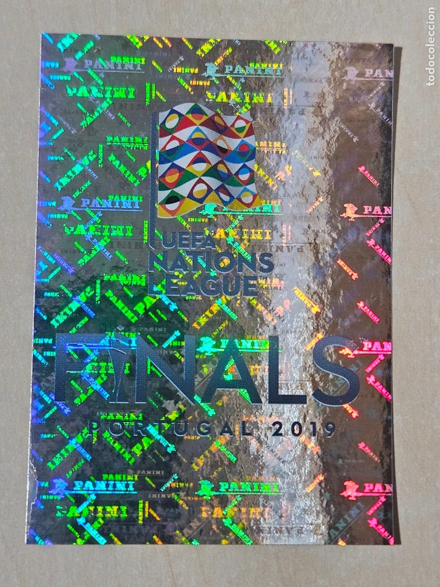 Cromos de F&uacute;tbol: CROMO N&ordm; 450 LOGO FINALS PORTUGAL 2019 - UEFA NATIONS LEAGUE FINALS - PANINI - SIN PEGAR