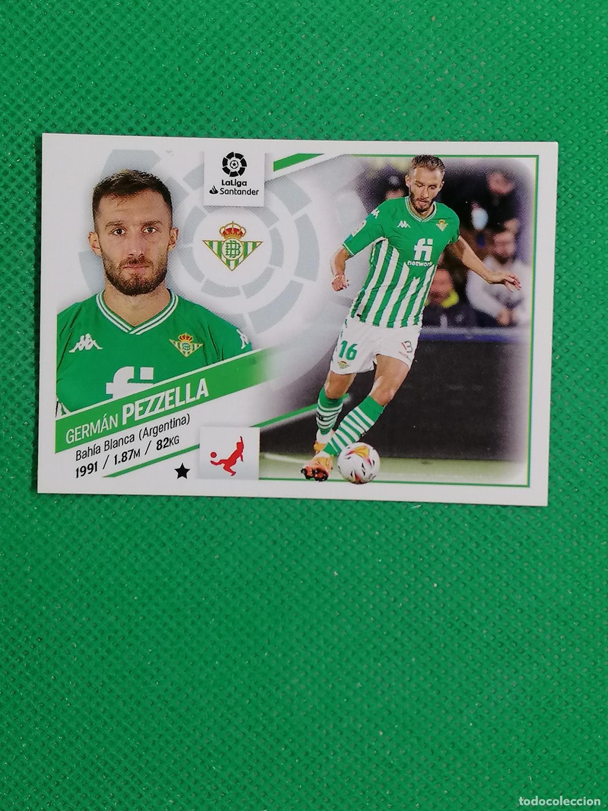 Cromos de F&uacute;tbol: 9 GERMAN PEZZELLA BETIS ⚽ PANINI LIGA ESTE 22 23 2022 2023 ⚽