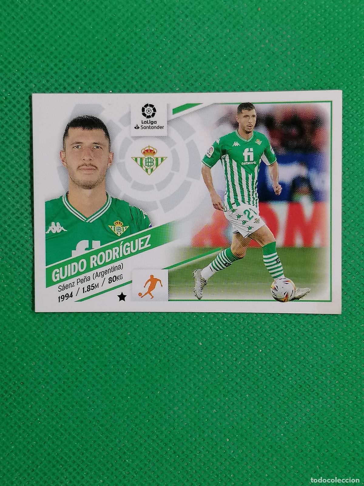 Cromos de F&uacute;tbol: 12 GUIDO RODRIGUEZ BETIS ⚽ PANINI LIGA ESTE 22 23 2022 2023 ⚽