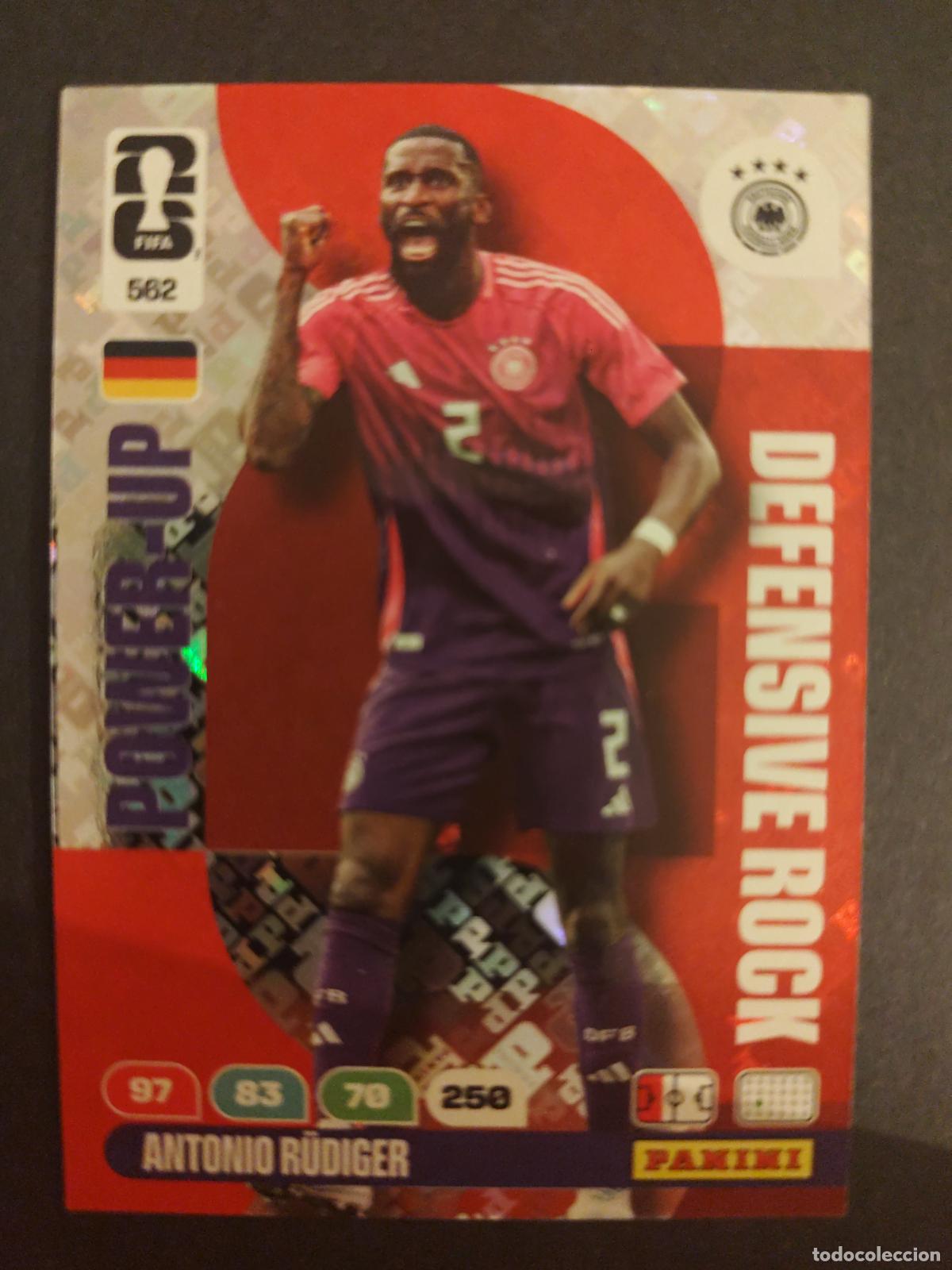 Cromos de F&uacute;tbol: 562 ANTONIO R&Uuml;DIGER ALEMANIA DEFENSIVE ROCK ADRENALYN MUNDIAL FIFA WORLD CUP 2026 PANINI