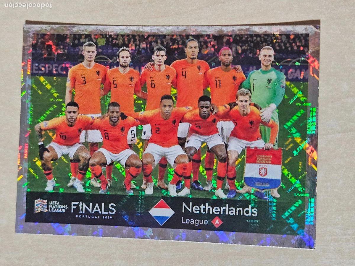 Football Stickers: CROMO N&ordm; 453 HOLANDA - UEFA NATIONS LEAGUE FINALS - PANINI - SIN PEGAR