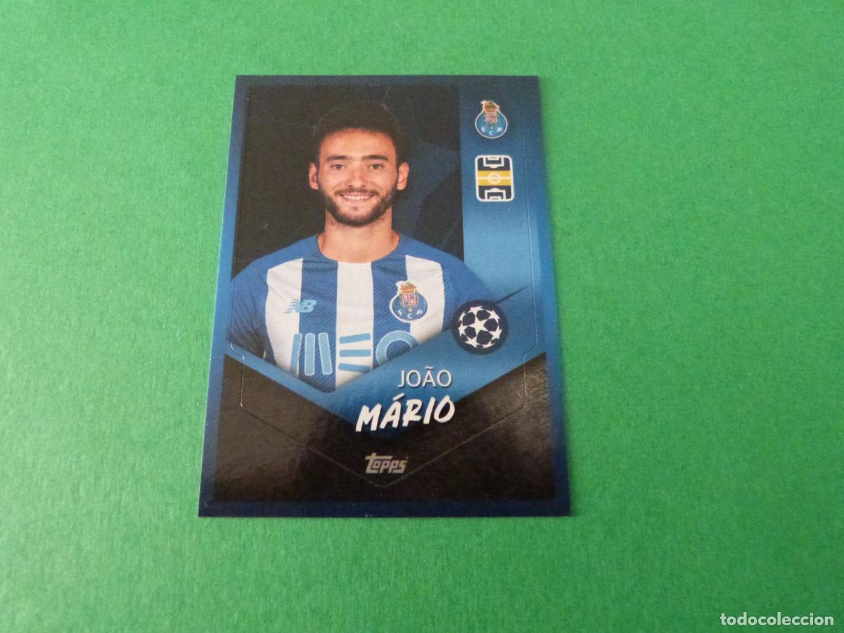 Football Stickers: CROMO FUTBOL JOAO MARIO FC OPORTO SIN PEGAR N&ordm; 187 CHAMPIONS LEAGUE 2021-2022/21-22 TOPPS
