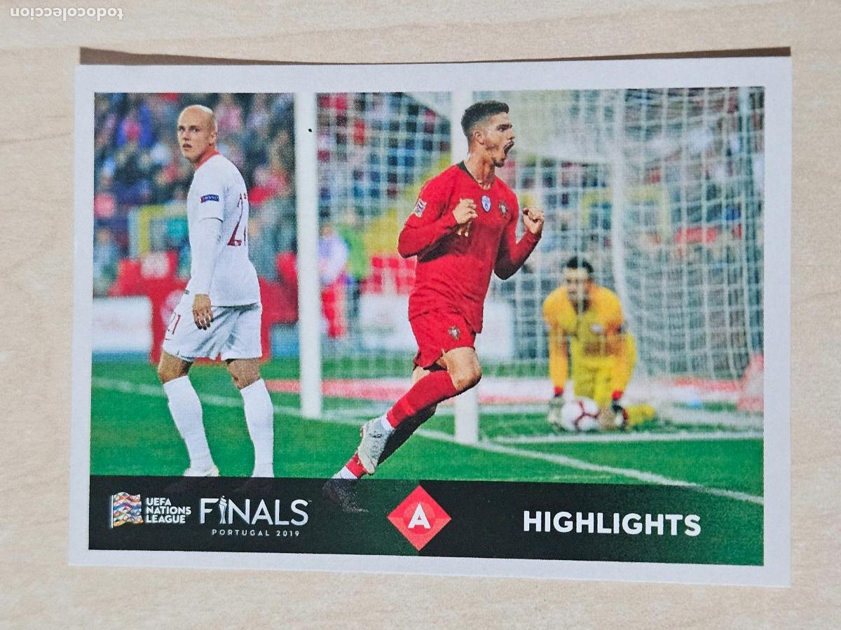 Cromos de F&uacute;tbol: CROMO N&ordm; 458 HIGHLIGHTS - UEFA NATIONS LEAGUE FINALS - PANINI - SIN PEGAR