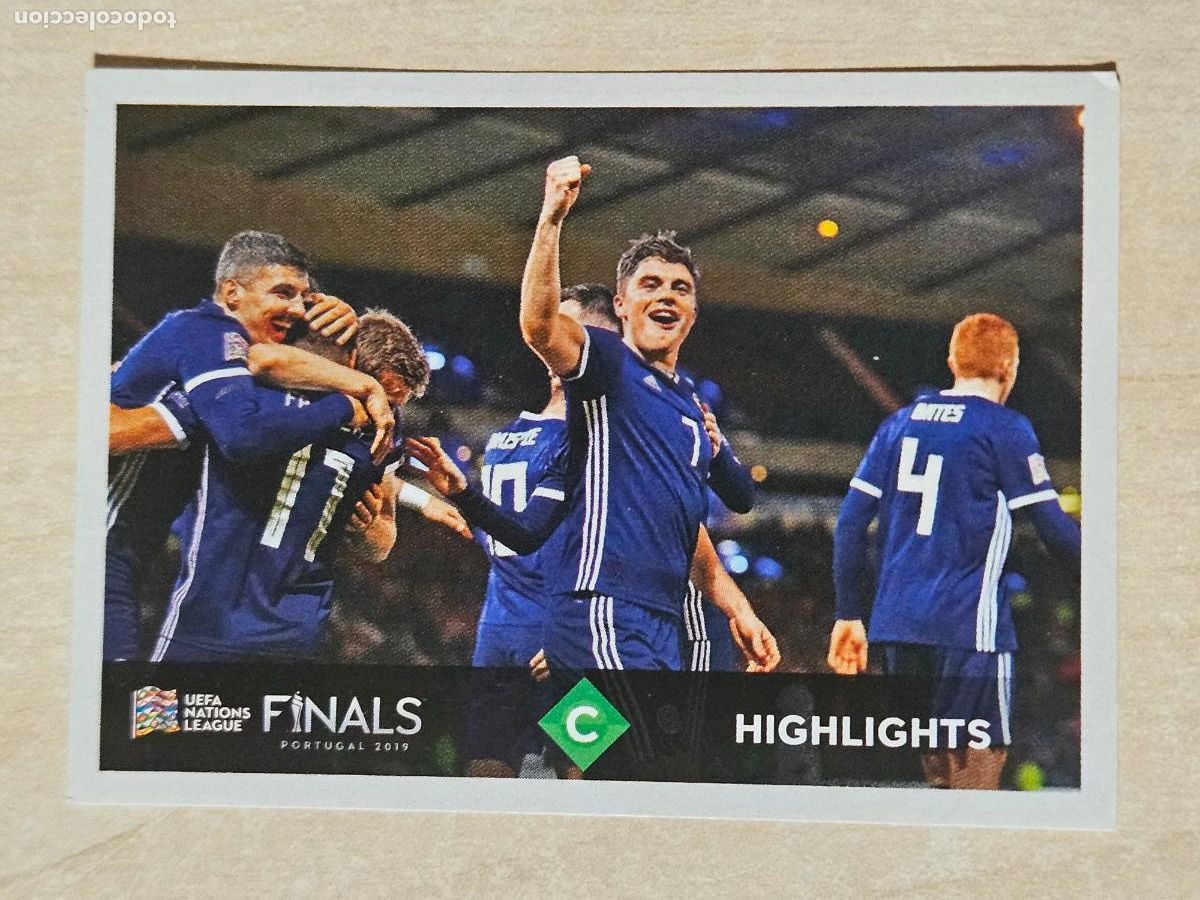Cromos de F&uacute;tbol: CROMO N&ordm; 469 HIGHLIGHTS - UEFA NATIONS LEAGUE FINALS - PANINI - SIN PEGAR