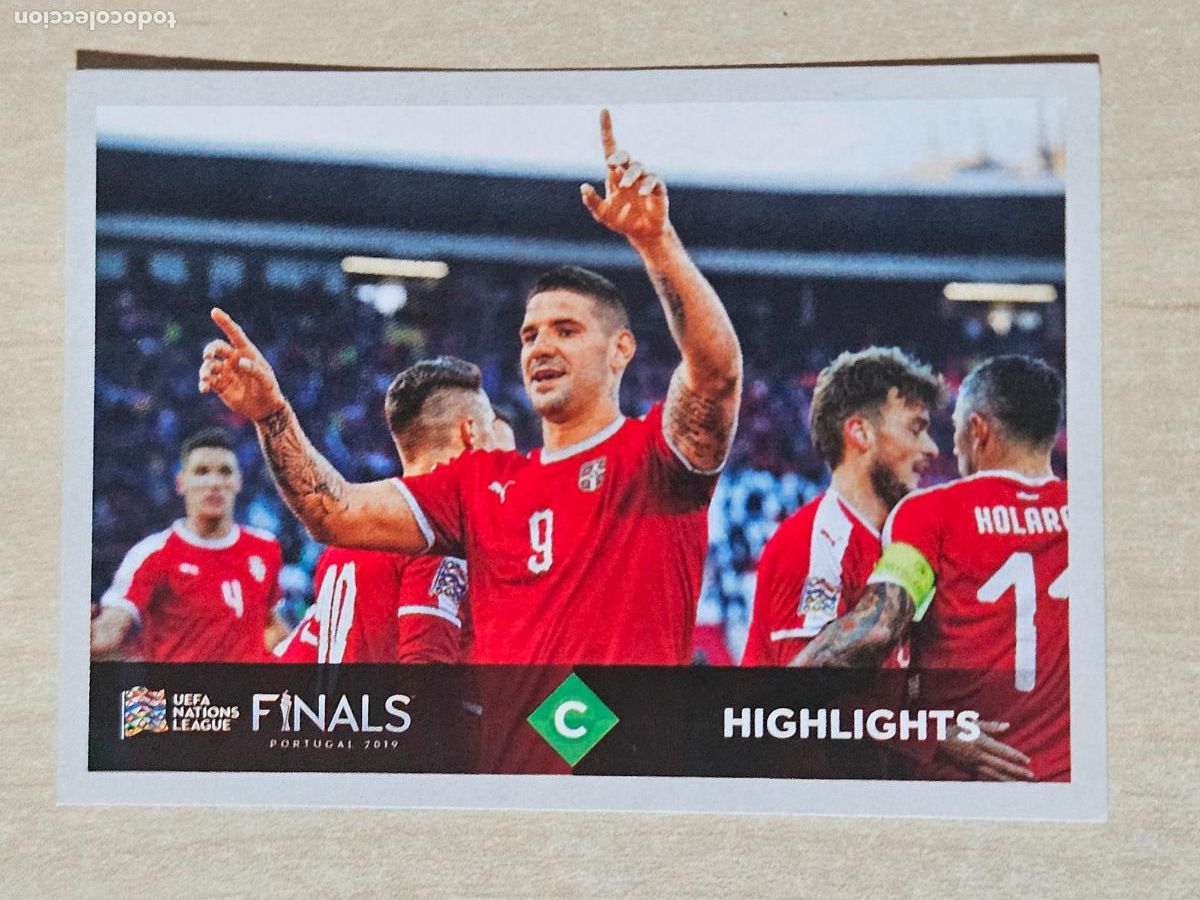 Cromos de F&uacute;tbol: CROMO N&ordm; 470 HIGHLIGHTS - UEFA NATIONS LEAGUE FINALS - PANINI - SIN PEGAR