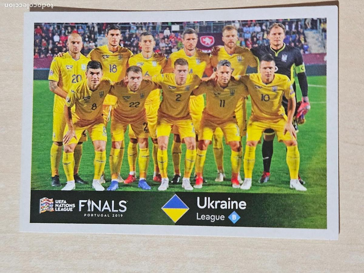 Cromos de F&uacute;tbol: CROMO N&ordm; 461 UKRANIA - UEFA NATIONS LEAGUE FINALS - PANINI - SIN PEGAR