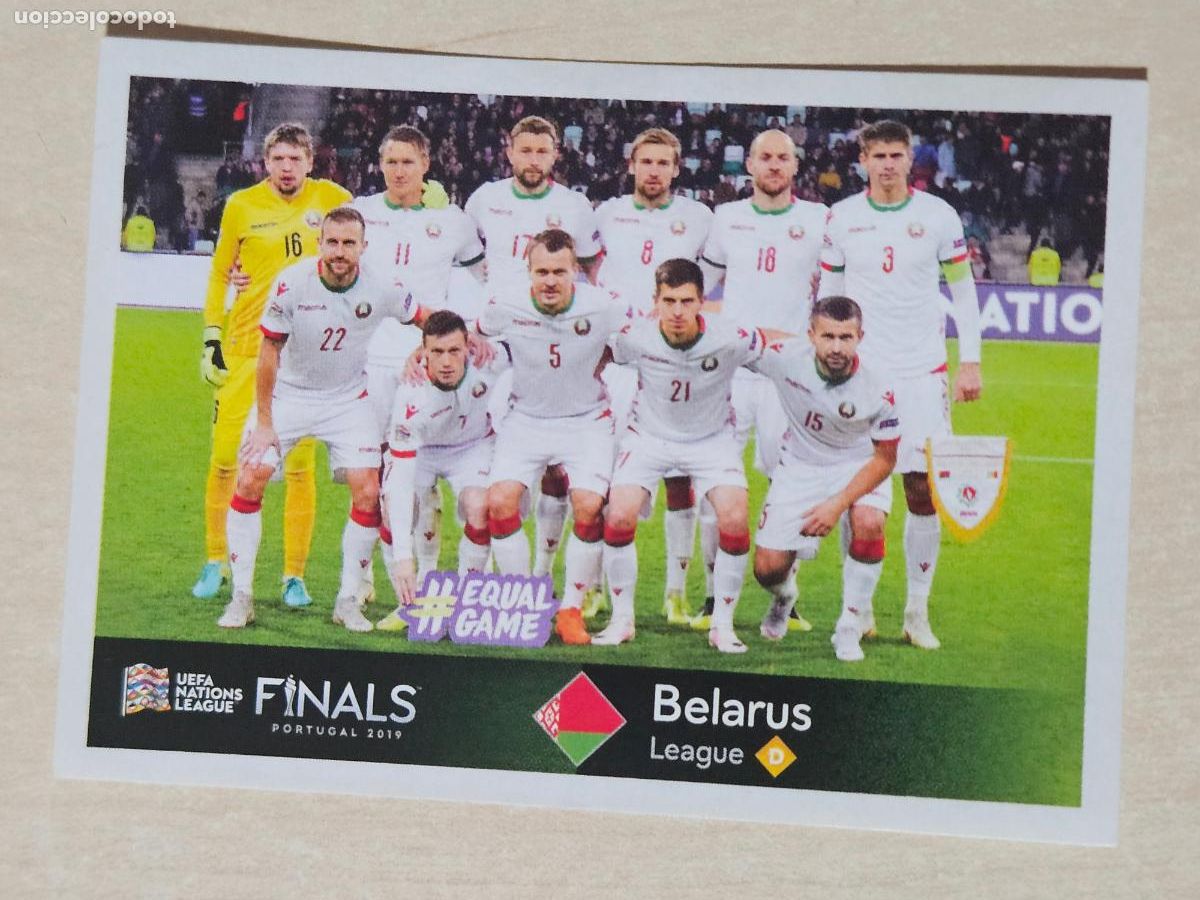 Cromos de F&uacute;tbol: CROMO N&ordm; 474 BIELORUSIA - UEFA NATIONS LEAGUE FINALS - PANINI - SIN PEGAR