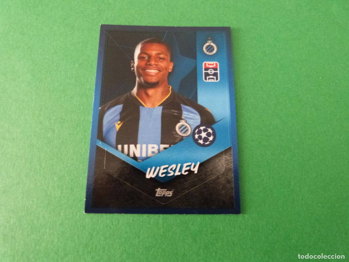 Fu&szlig;ball-Sticker: CROMO FUTBOL WESLEY CLUB BRUJAS SIN PEGAR N&ordm; 138 CHAMPIONS LEAGUE 2021-2022/21-22 TOPPS