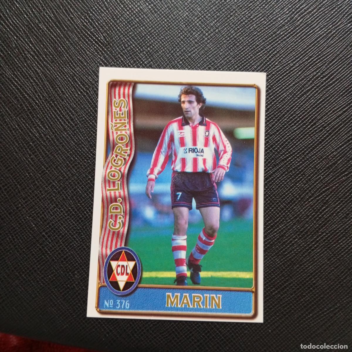 Cromos de F&uacute;tbol: 376 MARIN LOGRO&Ntilde;ES MUNDICROMO 1996 1997 CROMO FUTBOL 96 97 - A206 PG57