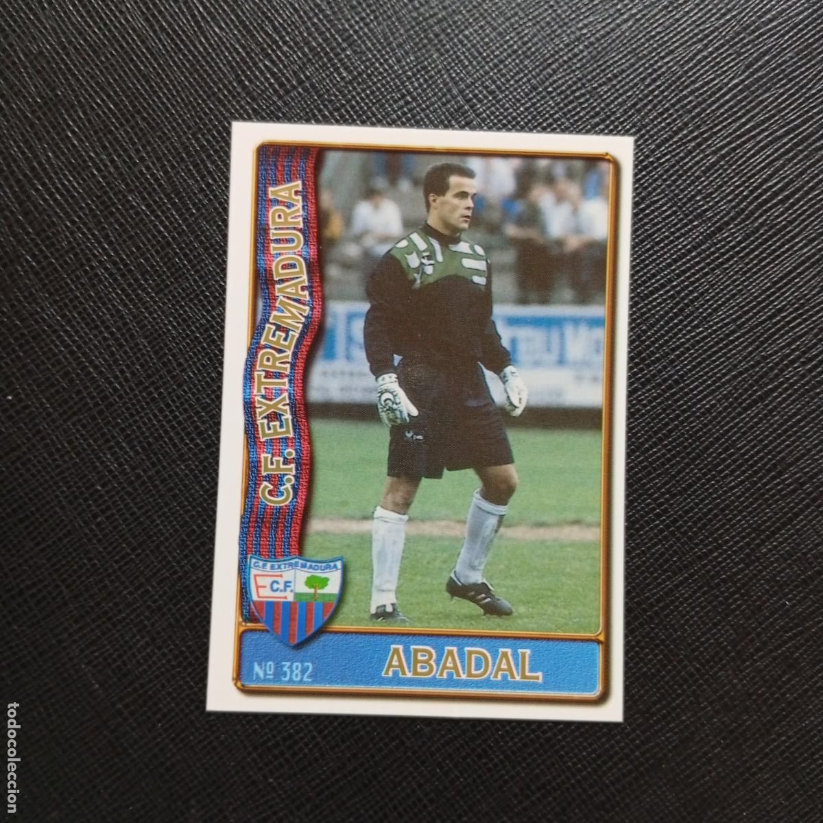 Cromos de F&uacute;tbol: 382 ABADAL EXTREMADURA MUNDICROMO 1996 1997 CROMO FUTBOL 96 97 - A206 PG58
