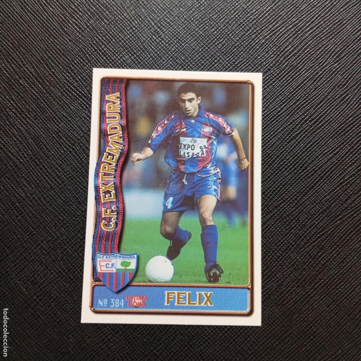 Cromos de F&uacute;tbol: 384 FELIX EXTREMADURA MUNDICROMO 1996 1997 CROMO FUTBOL 96 97 - A206 PG59 ULTIMA HORA