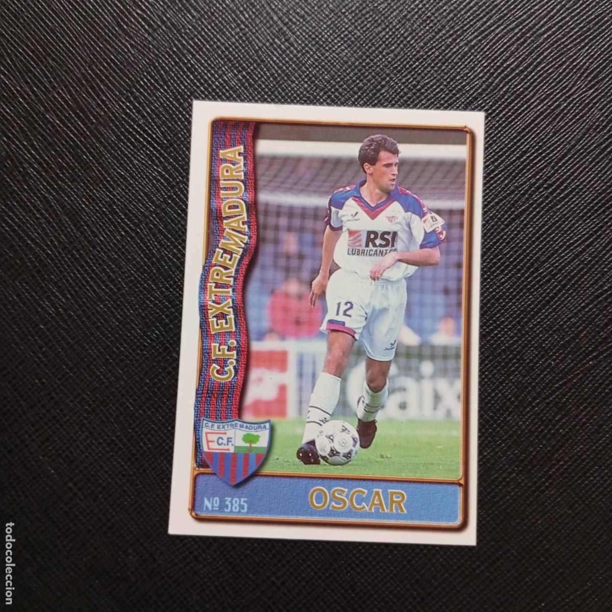 Cromos de F&uacute;tbol: 385 OSCAR EXTREMADURA MUNDICROMO 1996 1997 CROMO FUTBOL 96 97 - A206 PG59