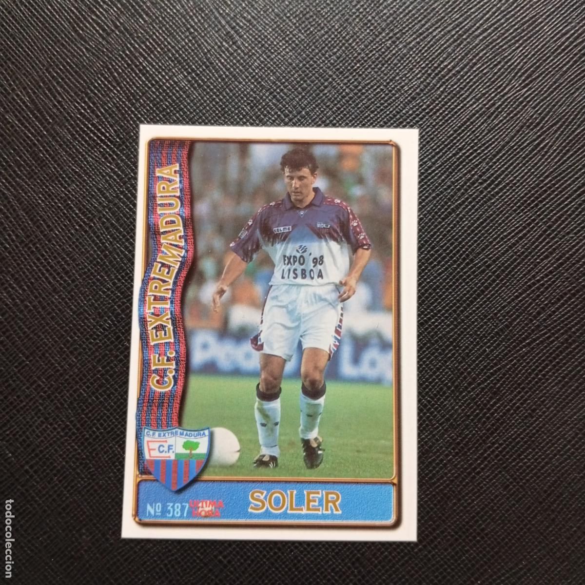 Cromos de F&uacute;tbol: 387 SOLER EXTREMADURA MUNDICROMO 1996 1997 CROMO FUTBOL 96 97 - A206 PG59 ULTIMA HORA