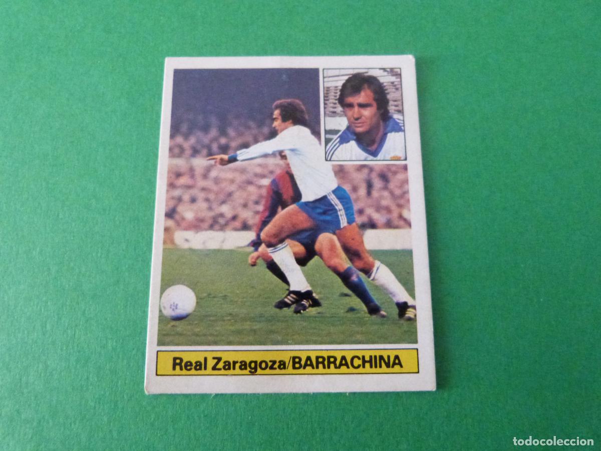 Cromos de F&uacute;tbol: CROMO FUTBOL BARRACHINA REAL ZARAGOZA DESPEGADO LIGA ESTE 1981-1982/81-82