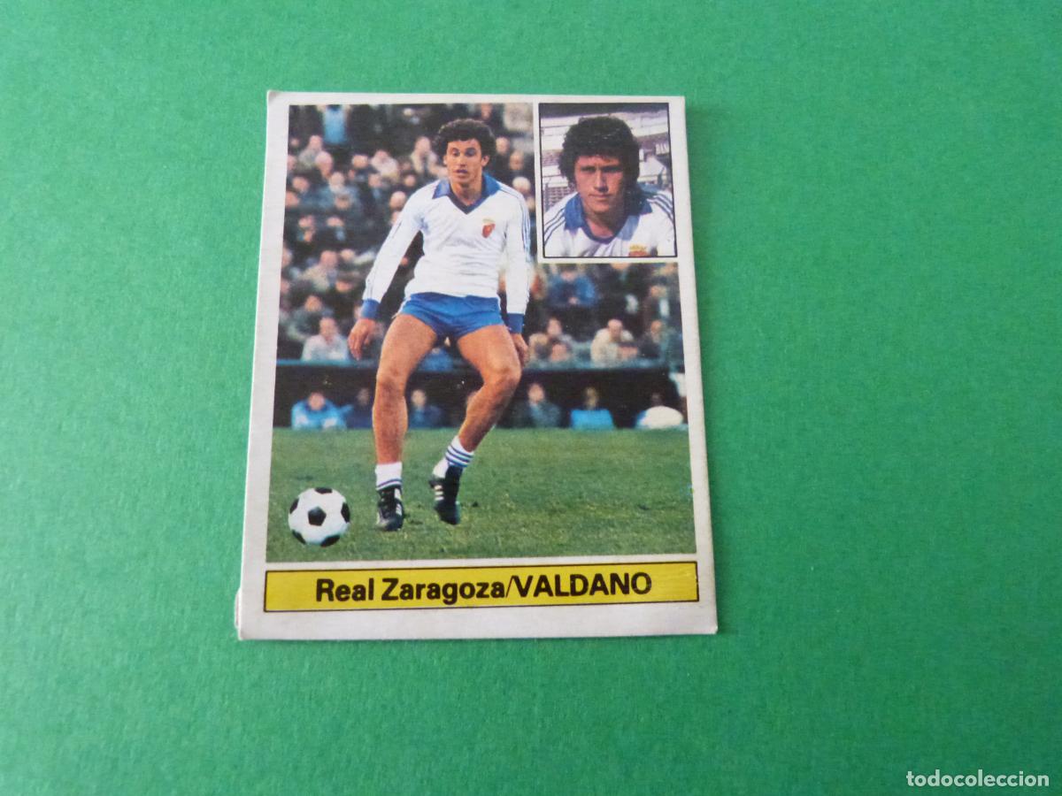 Cromos de F&uacute;tbol: CROMO FUTBOL VALDANO REAL ZARAGOZA DESPEGADO LIGA ESTE 1981-1982/81-82