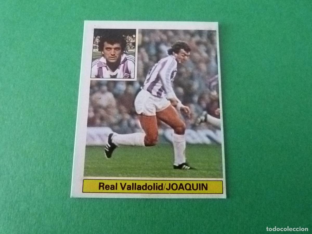 Cromos de F&uacute;tbol: CROMO FUTBOL JOAQUIN REAL VALLADOLID DESPEGADO LIGA ESTE 1981-1982/81-82