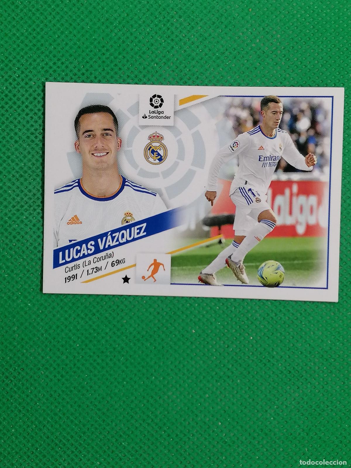Cromos de F&uacute;tbol: 14 LUCAS VAZQUEZ REAL MADRID ⚽ PANINI LIGA ESTE 22 23 2022 2023 ⚽