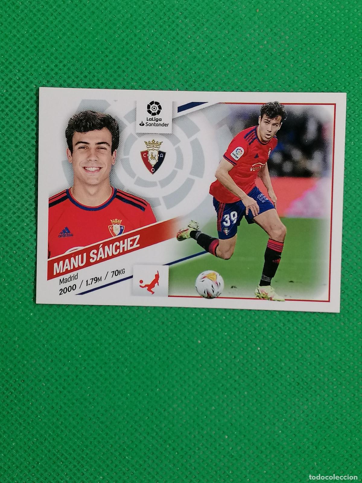 Cromos de F&uacute;tbol: 10 MANU SANCHEZ OSASUNA ⚽ PANINI LIGA ESTE 22 23 2022 2023 ⚽