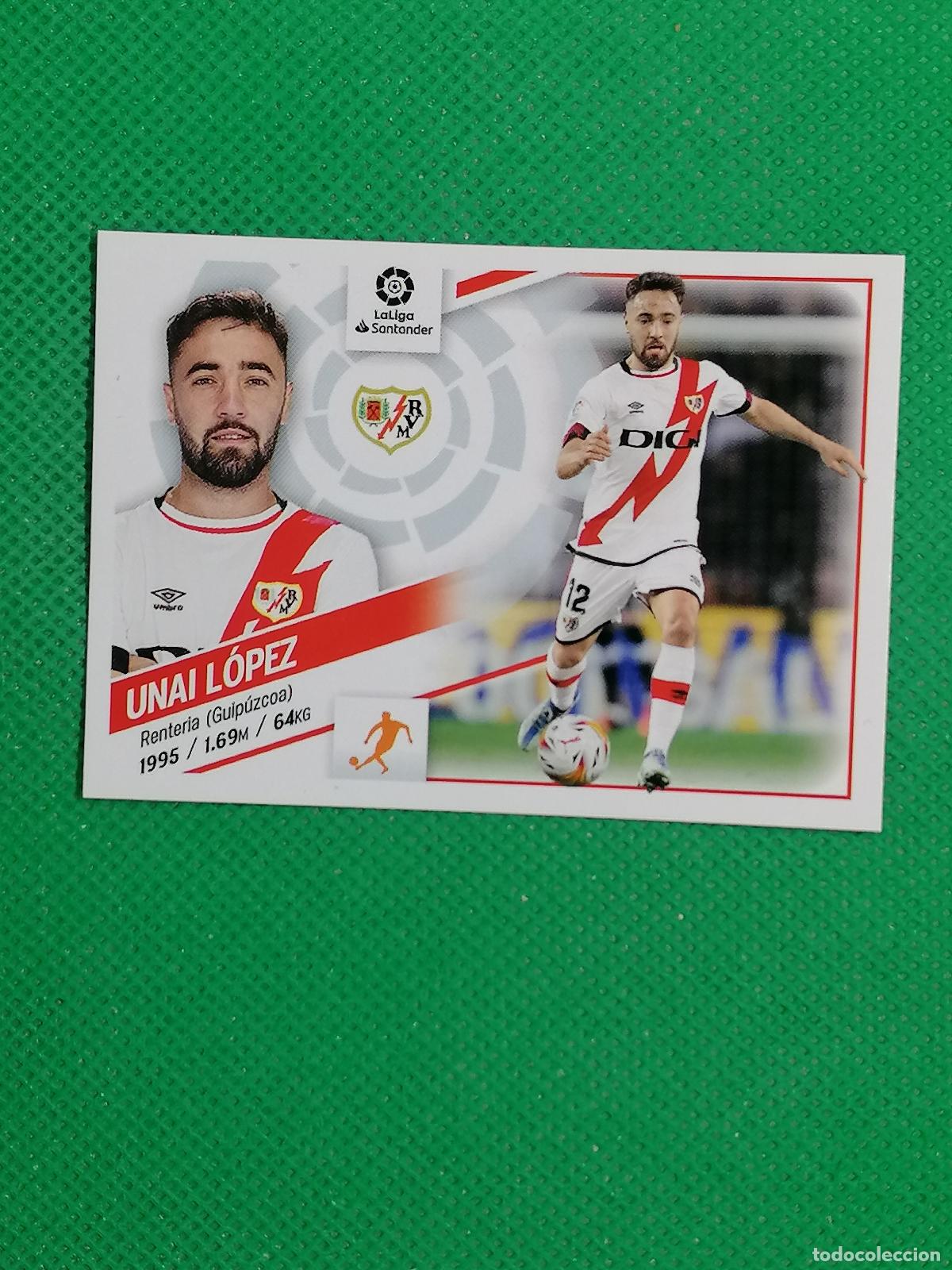 Cromos de F&uacute;tbol: 14 UNAI LOPEZ RAYO VALLECANO ⚽ PANINI LIGA ESTE 22 23 2022 2023 ⚽
