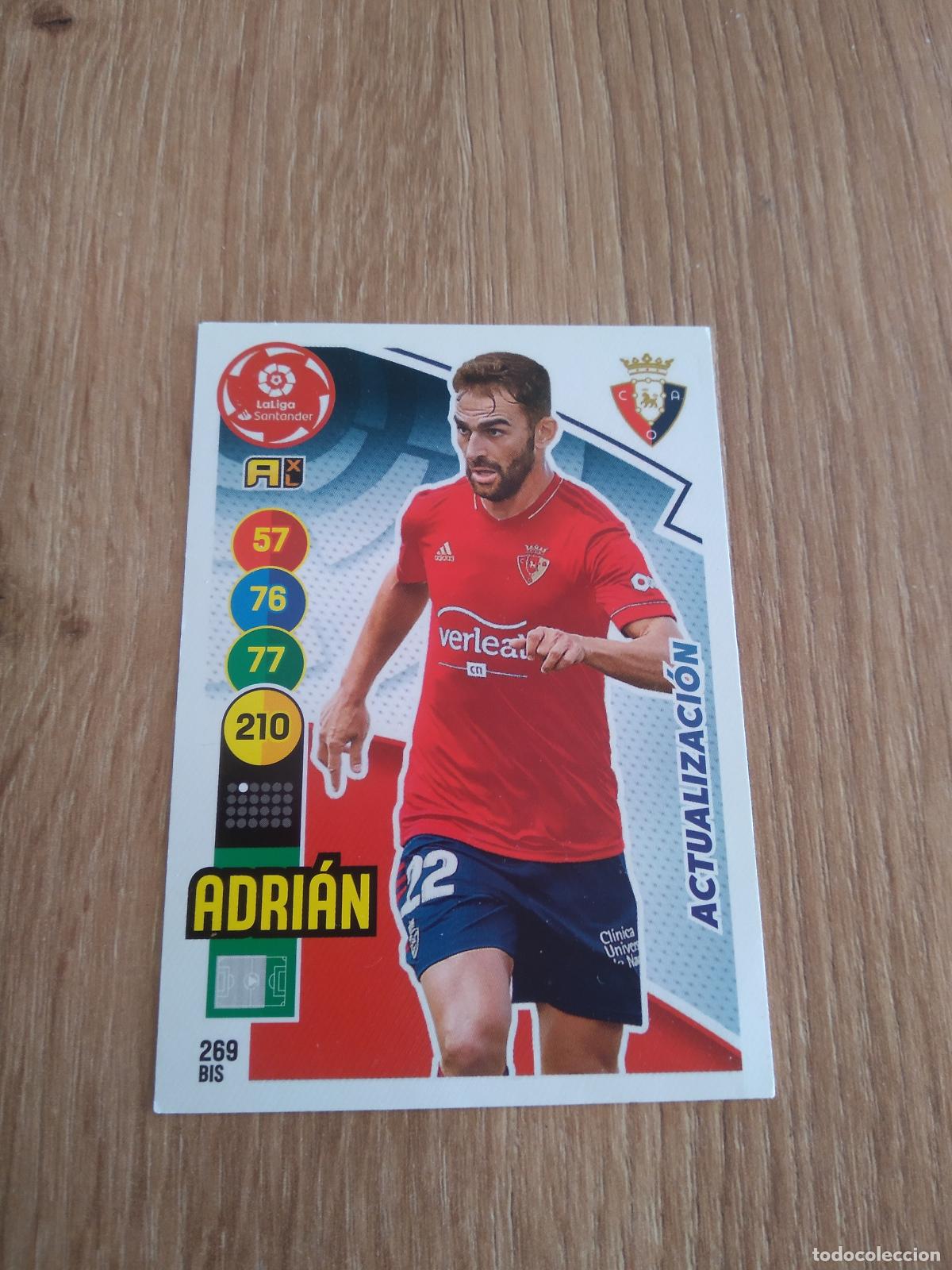 Cartes &agrave; collectionner de Football: 269 BIS ADRIAN OSASUNA CROMO FUTBOL PANINI LIGA 20-21 ADRENALYN 2020-2021