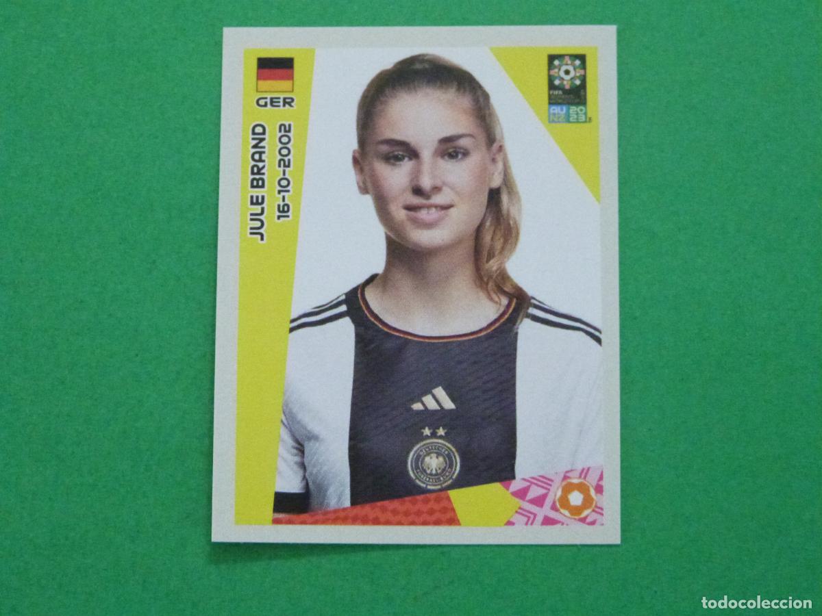 Cromos de Futebol: CROMO FUTBOL JULE BRAND ALEMANIA SIN PEGAR N&ordm; 520 MUNDIAL FEMENINO AUSTRALIA NUEVA ZELANDA 2023