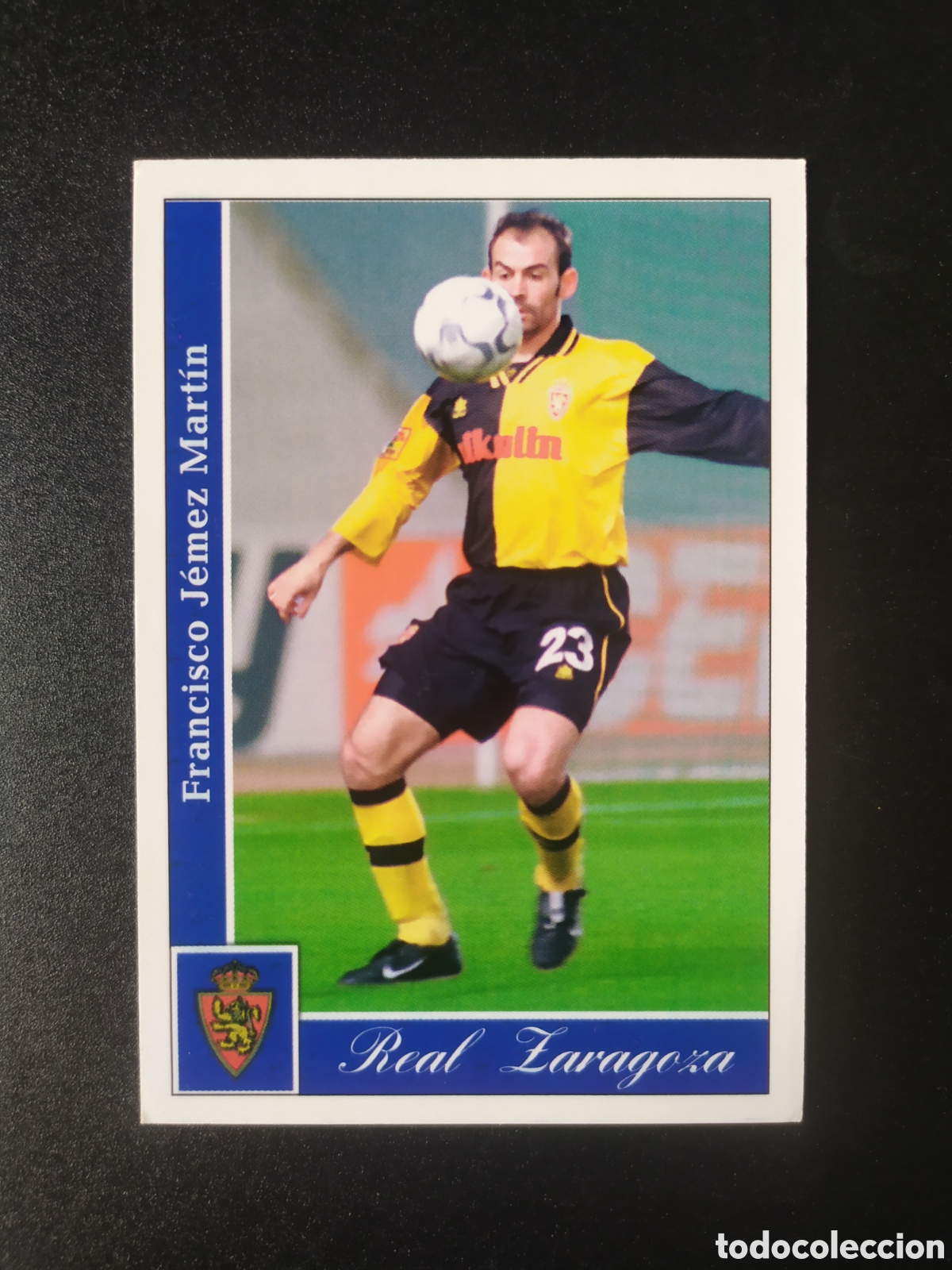 Football Stickers: Mundicromo fichas Liga 2001 2002 01 02 Paco n&deg; 343 Real Zaragoza