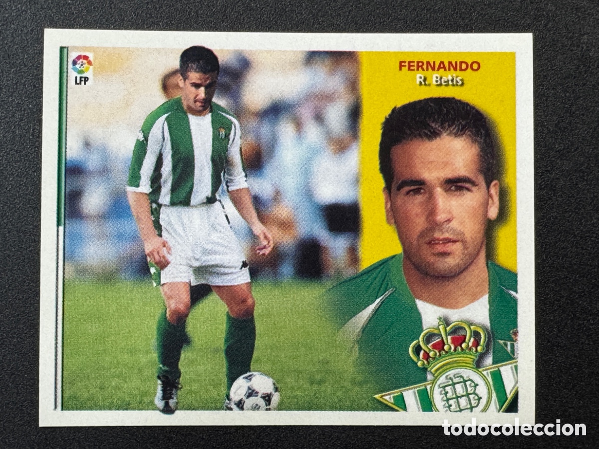 Football Stickers: Fernando Fichaje 35 Betis Liga Este 2002/03