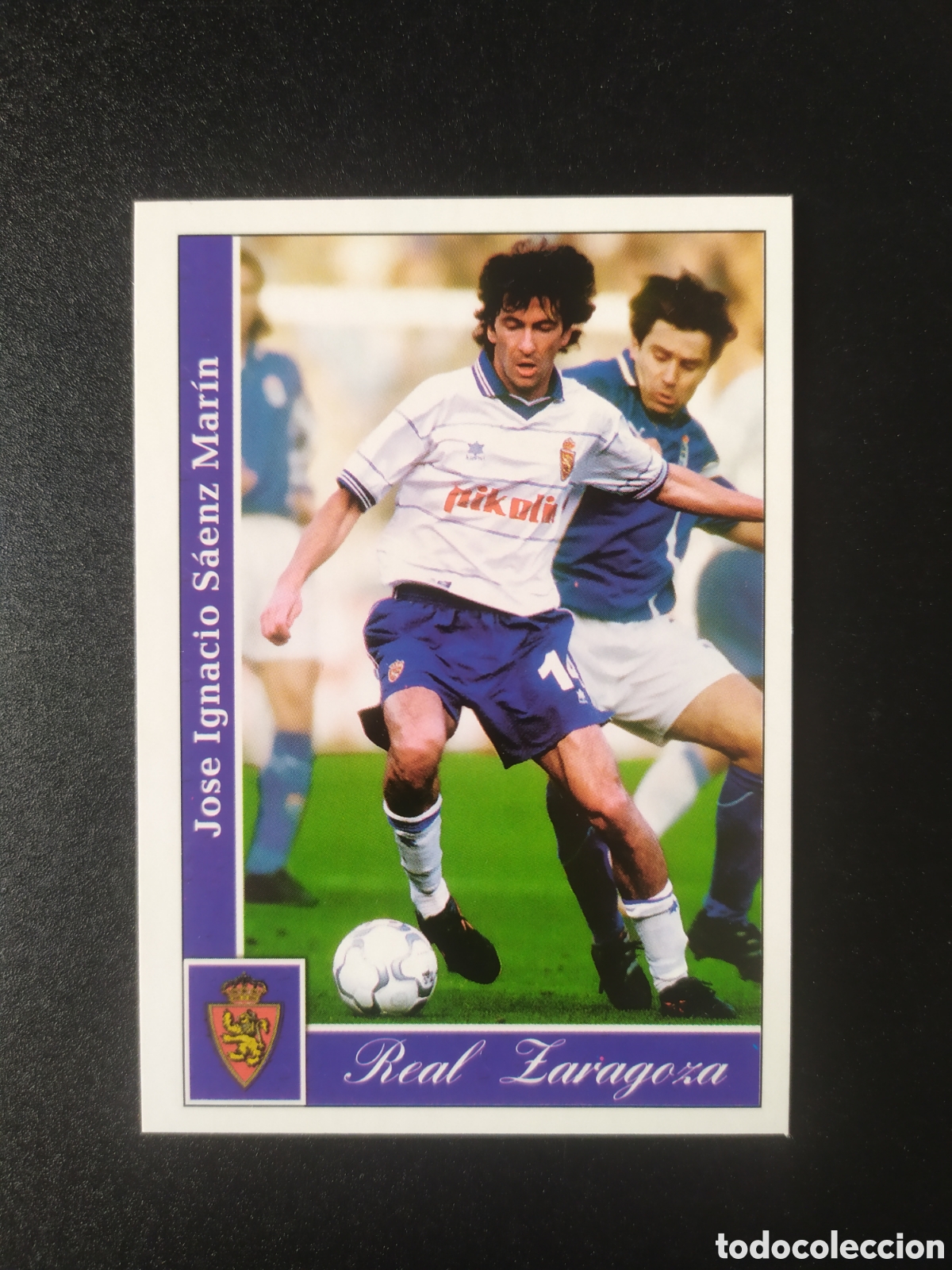 Cromos de F&uacute;tbol: Mundicromo fichas Liga 2001 2002 01 02 Jos&eacute; Ignacio error n&deg; 349 Real Zaragoza