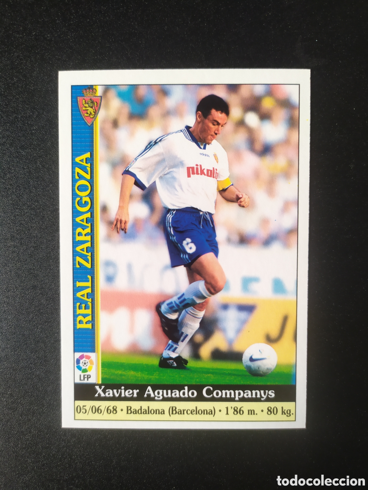 Football Stickers: Mundicromo fichas Liga 1999 2000 99 00 Aguado n&deg; 151 Real Zaragoza