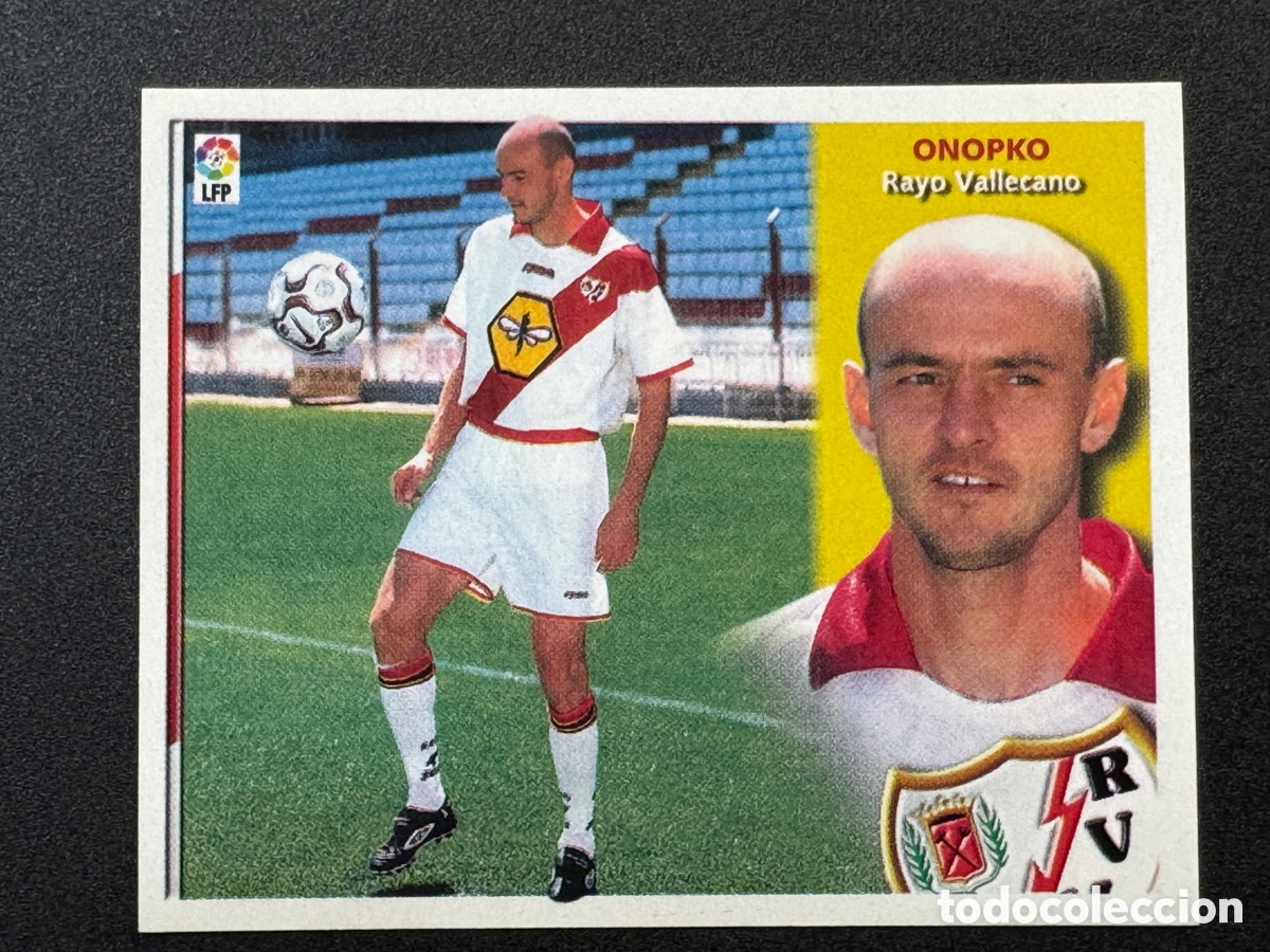 Cromos de F&uacute;tbol: Onopko Fichaje 32 Rayo Vallecano Liga Este 2002/03