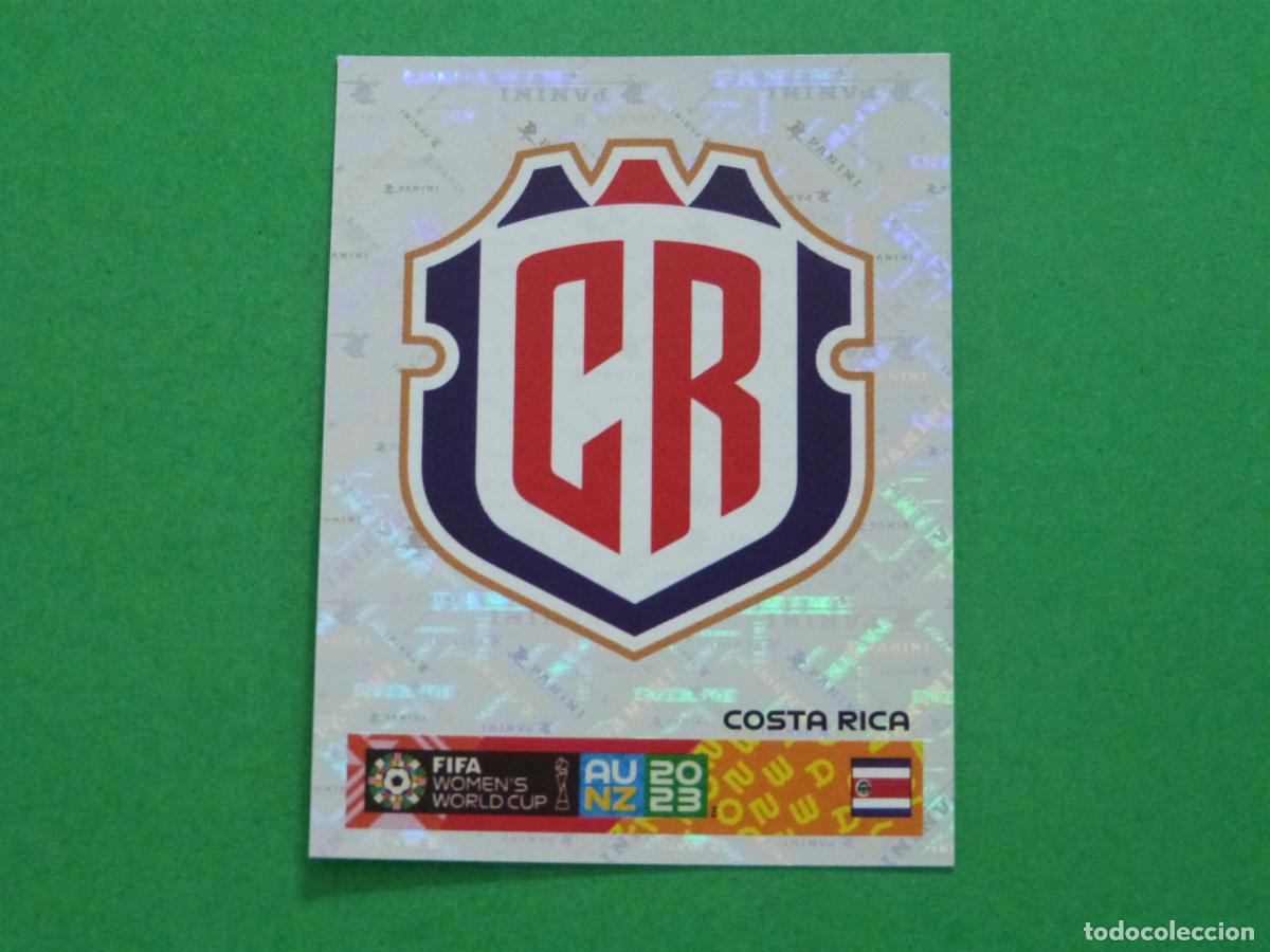 Cromos de F&uacute;tbol: CROMO FUTBOL ESCUDO COSTA RICA SIN PEGAR N&ordm; 158﻿ MUNDIAL FEMENINO AUSTRALIA NUEVA ZELANDA 2023